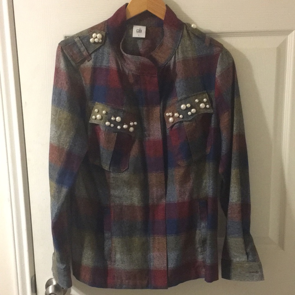 Worn once cabi collage jacket size L